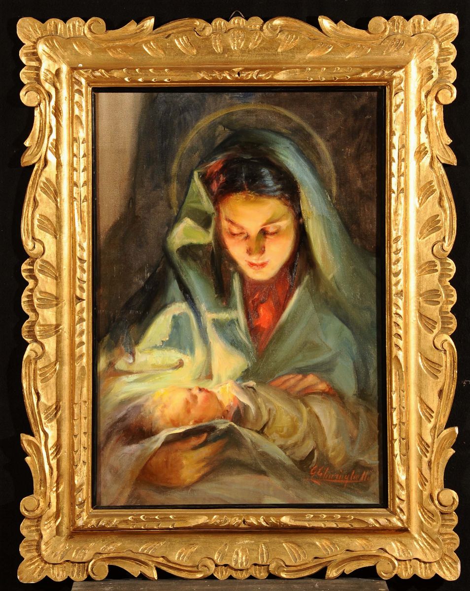 Giuseppe Ghiringhelli ( 1874 - 1944 )madonna