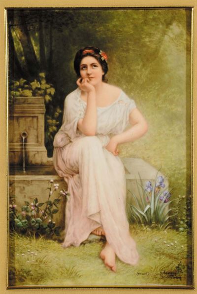 A. Saustrea) Ritratto Femminile B) Ritratto Femminile