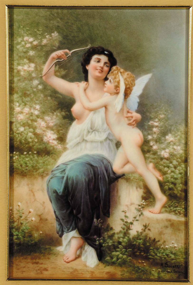 A. Saustrea) Ritratto Femminile B) Ritratto Femminile