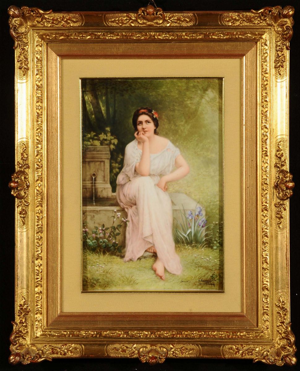 A. Saustrea) Ritratto Femminile B) Ritratto Femminile