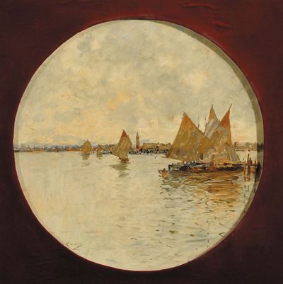 Angelo Costa (1858-1911)marina Veneziana