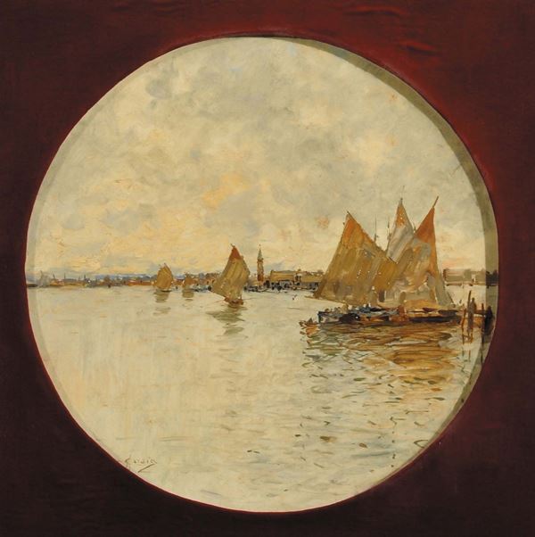 Angelo Costa (1858-1911) Marina Veneziana