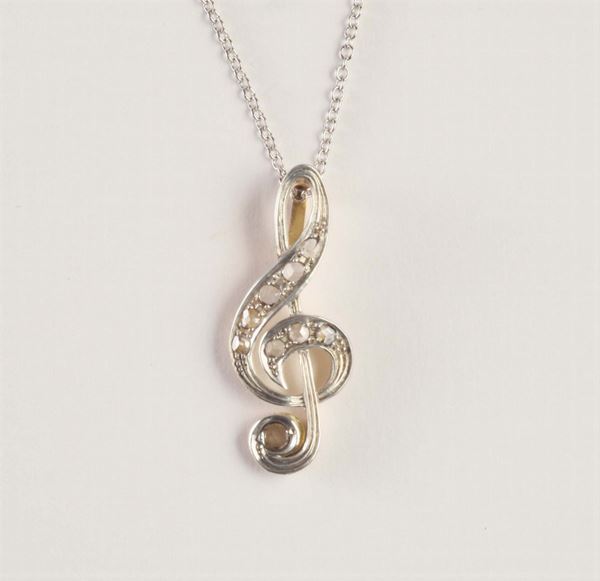 Girocollo con chiave di violino