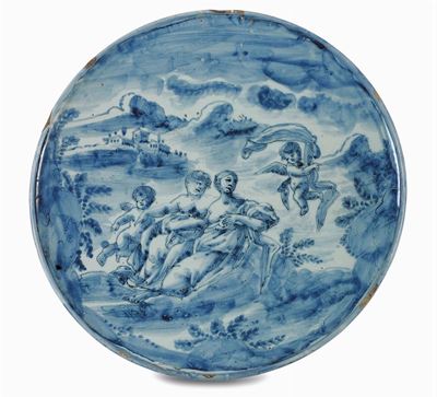 Alzatina in Maiolica, Savona XVIII Secolo