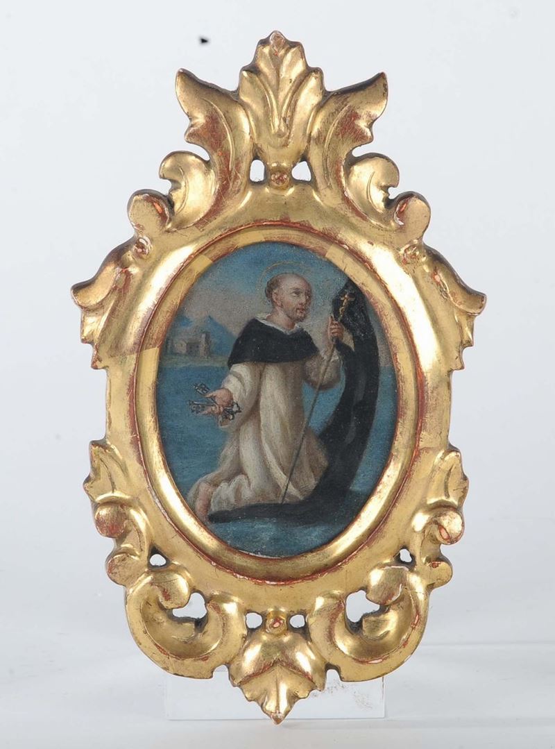 Scuola del XVIII secolo San Domenico  - Asta Antiquariato e Dipinti Antichi - Cambi Casa d'Aste