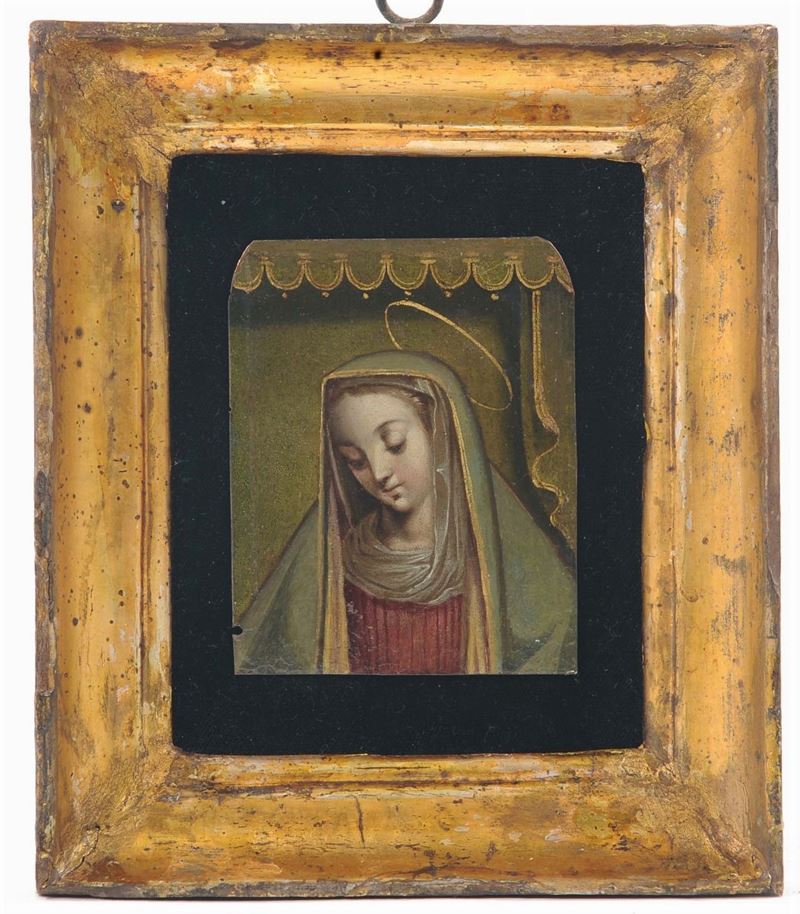 Scuola del XVIII secolo Madonna  - Asta Antiquariato e Dipinti Antichi - Cambi Casa d'Aste