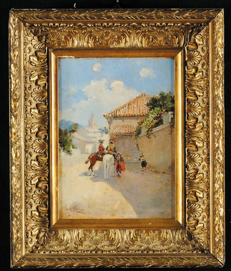 Augustin Salinas (1862-1915) Cavalieri  - Auction 19th and 20th Century Paintings - Cambi Casa d'Aste