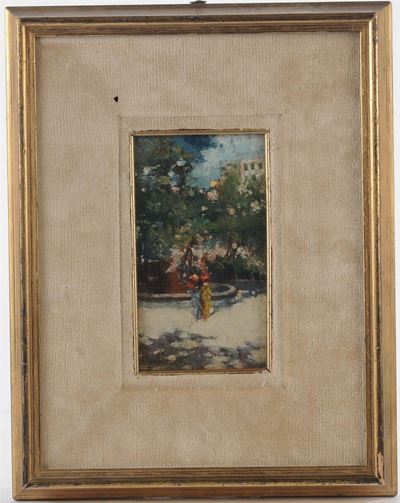 Antonio Reyna (1859-1937)figura in Giardino