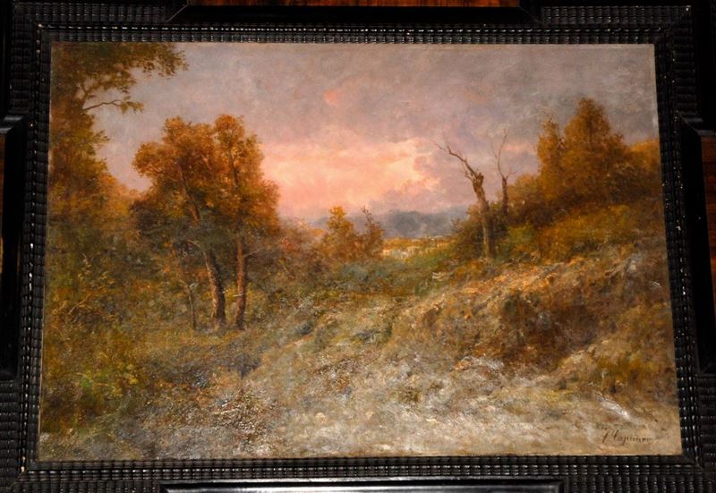 F. Compriano Paesaggio  - Auction 19th and 20th Century Paintings - Cambi Casa d'Aste
