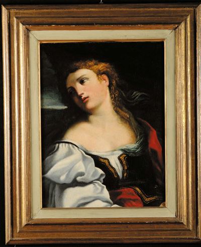 Scuola del XVII Secolofigura di Santa