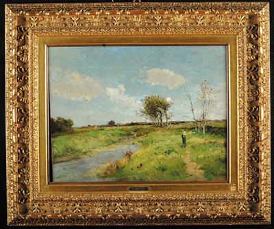 Vittorio Avondo (1836-1910)le Canal Des Prairies