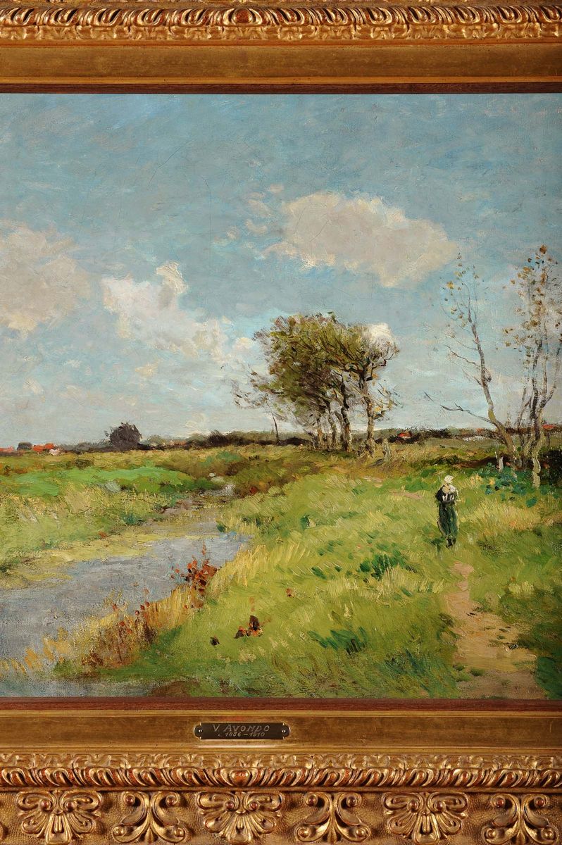 Vittorio Avondo (1836-1910)le Canal Des Prairies