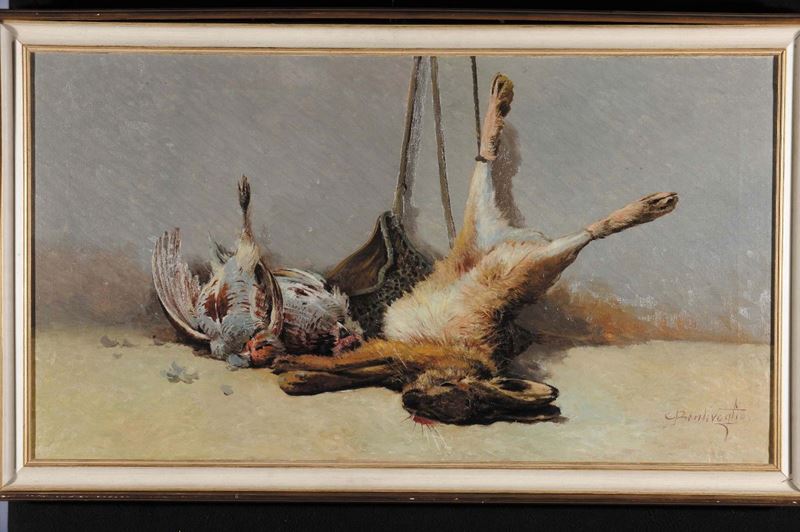 Cesare Bentivoglio (1868-1952) Natura morta  - Asta Dipinti del XIX e XX secolo - Cambi Casa d'Aste