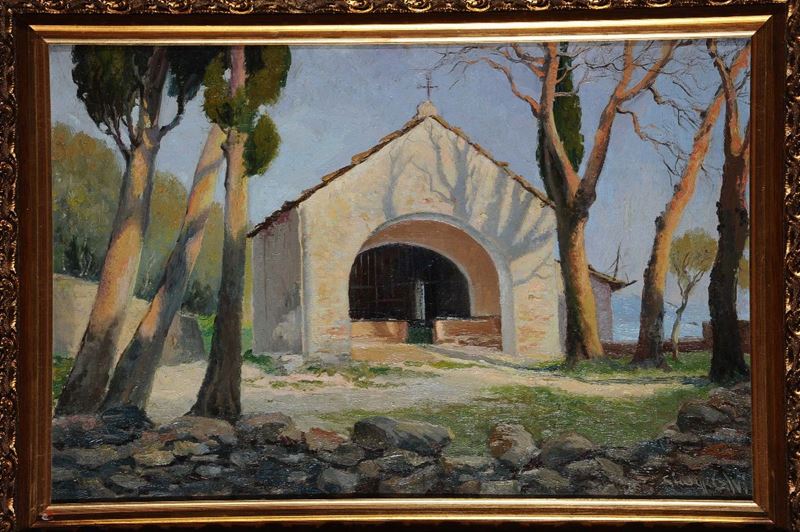 Giuseppe Calvi (1895-1983) Chiesa di San Rocco ad Alassio  - Auction Antique and Old Masters - Cambi Casa d'Aste