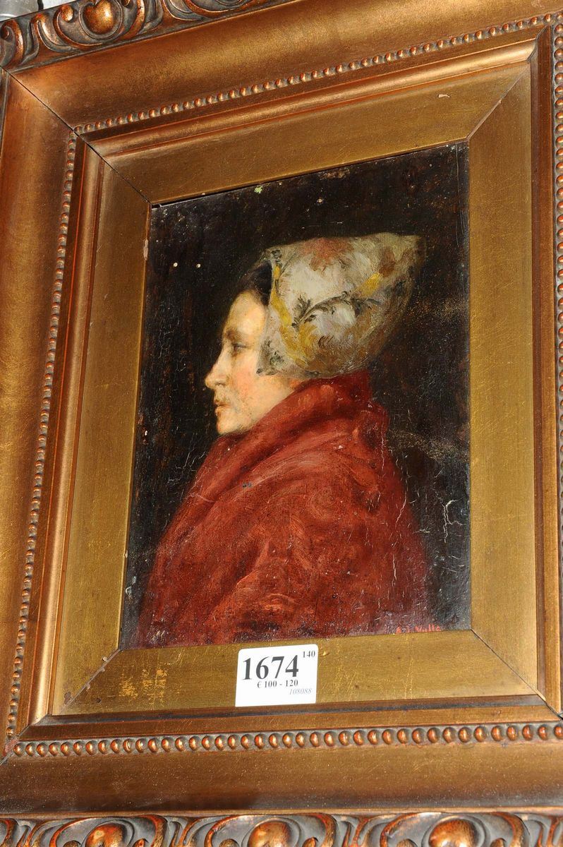 Aldo Valle Ritratto  - Auction Antique and Old Masters - Cambi Casa d'Aste