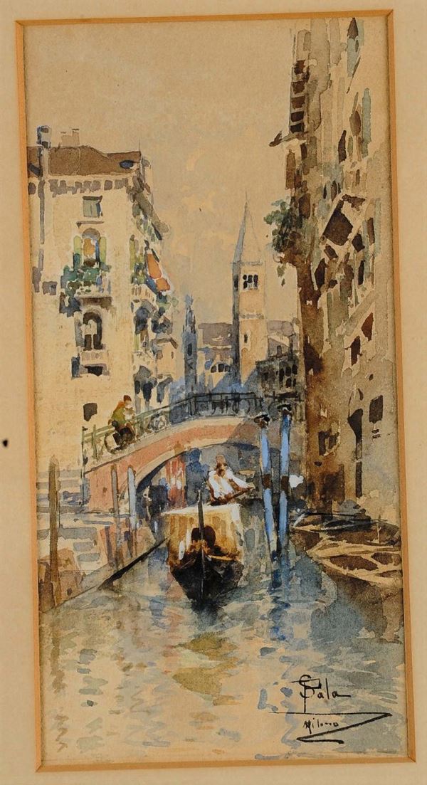 Paolo Sala (1859-1924) Venezia