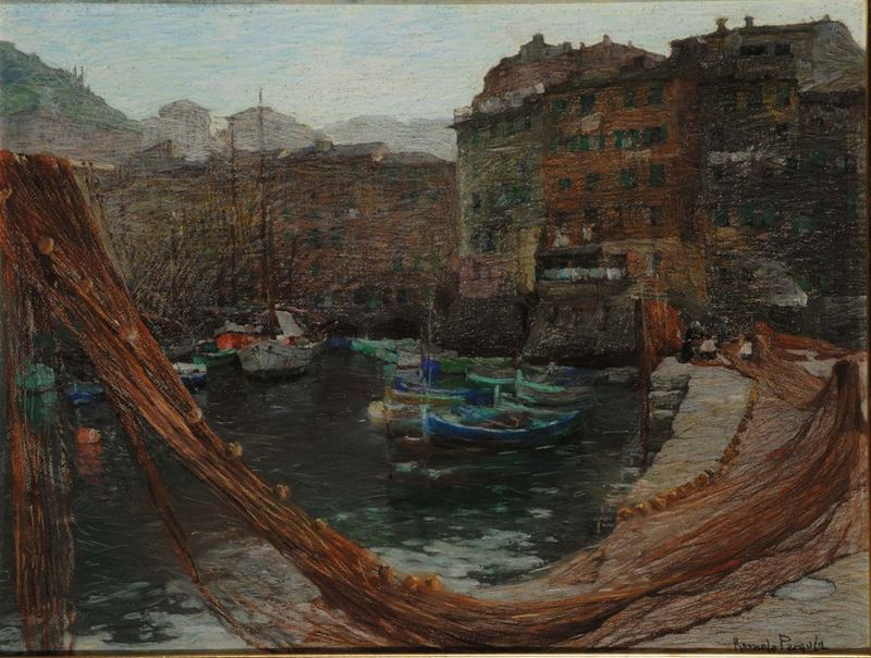 Romolo Pergola (1890-1960) Camogli  - Asta Dipinti del XIX e XX secolo - Cambi Casa d'Aste