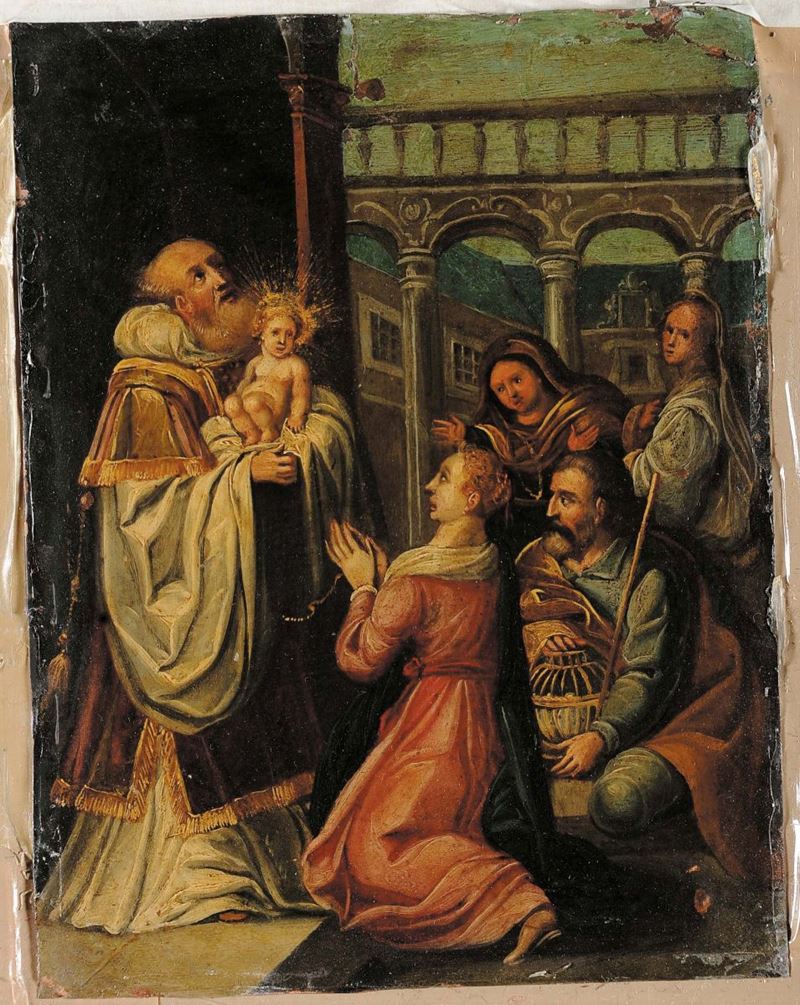 Scuola del XVIII secolo Presentazione di Gesù  - Auction Antique and Old Masters - Cambi Casa d'Aste