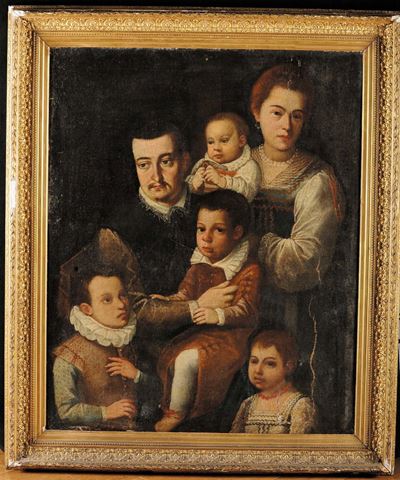 Scuola del XVIII Secoloritratto di Famiglia