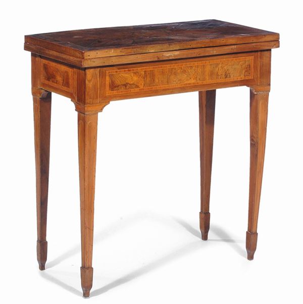 Tavolo da gioco Luigi XVI, Emilia XVIII secolo