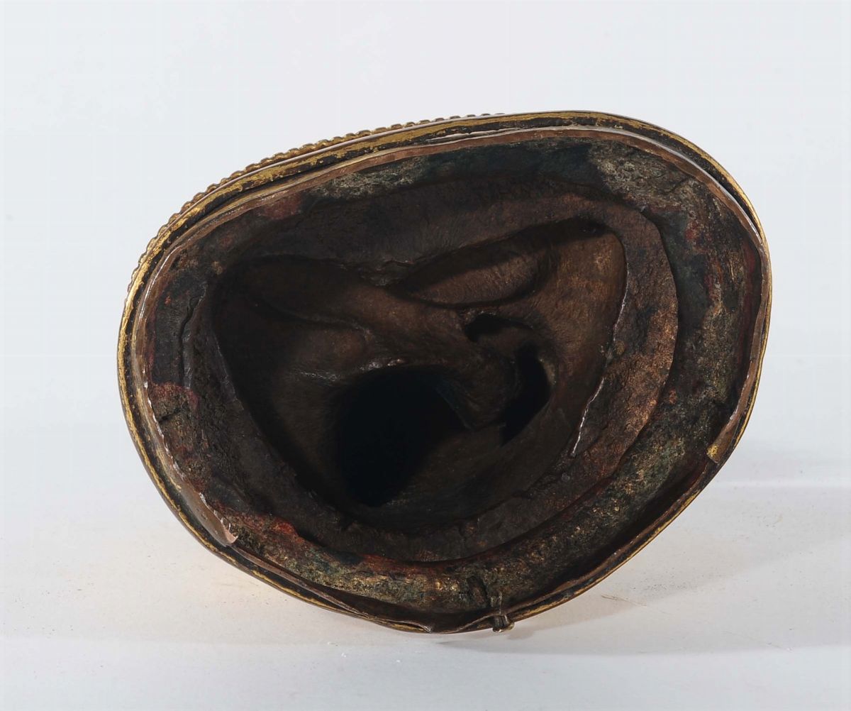 Figura di Akshbhya in Bronzo Dorato, Tibet XVI Secolo