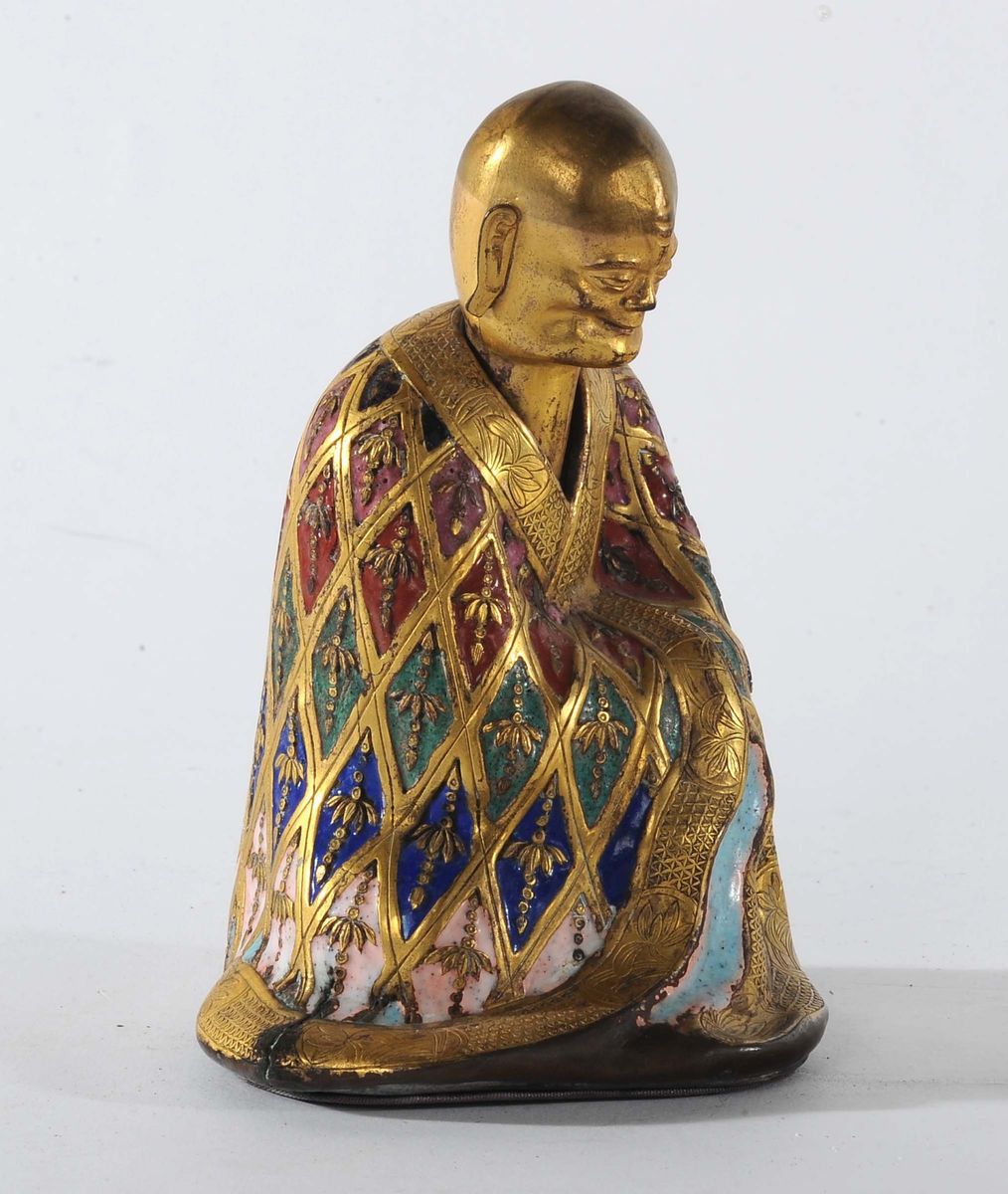 Loan in Rame Dorato e Champlevè, Cina Dinastia Qing, XVIII Secolo