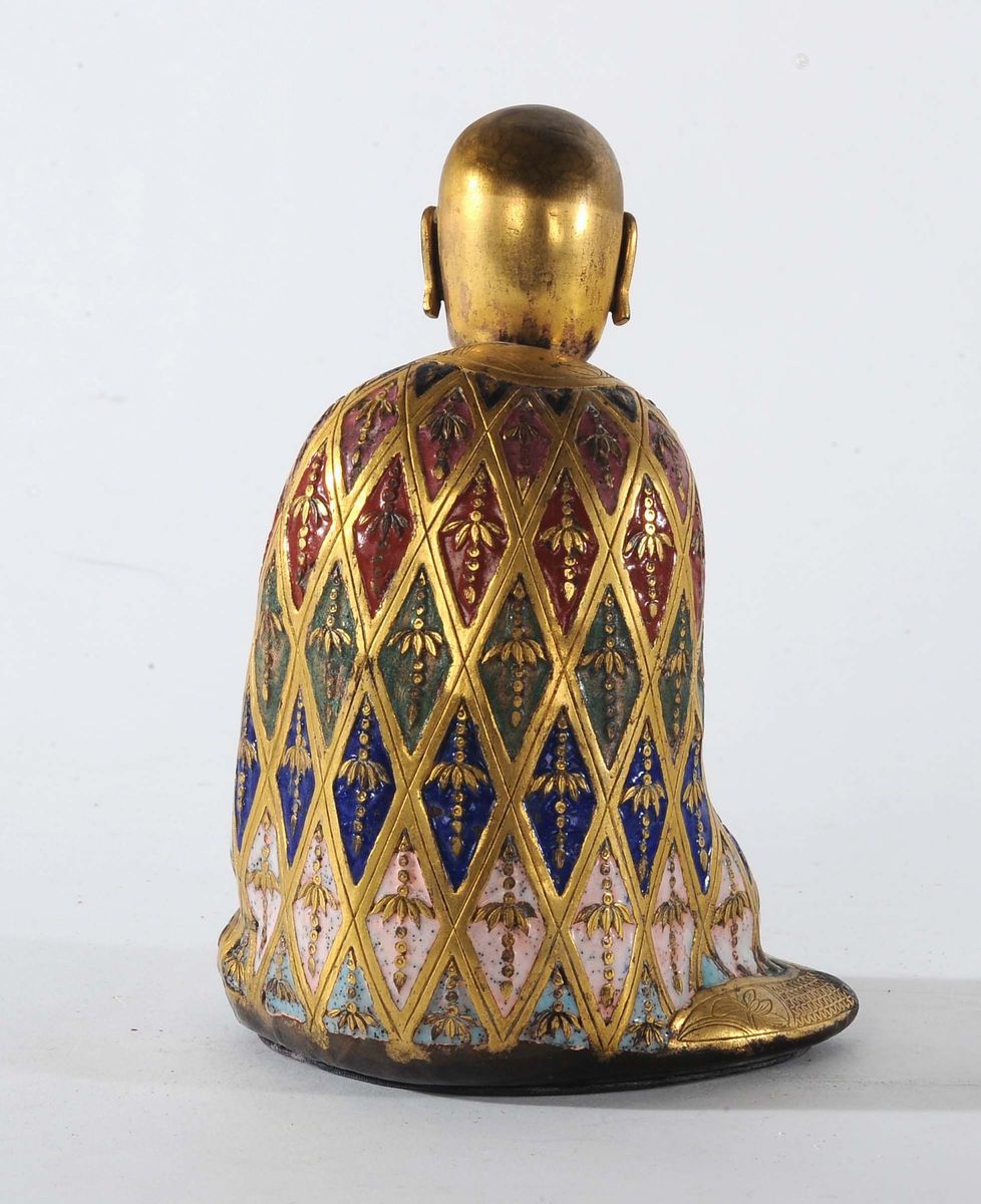 Loan in Rame Dorato e Champlevè, Cina Dinastia Qing, XVIII Secolo