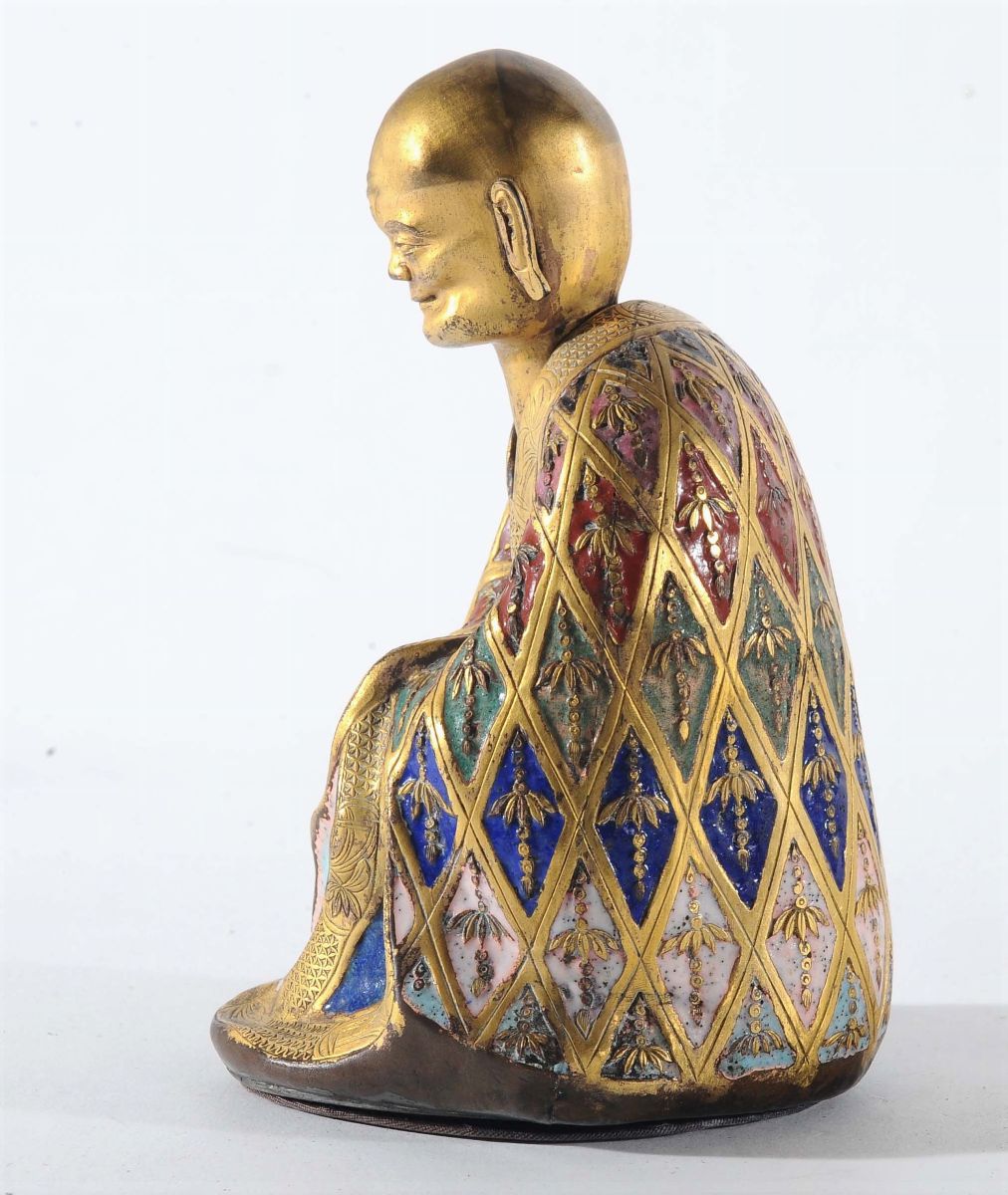 Loan in Rame Dorato e Champlevè, Cina Dinastia Qing, XVIII Secolo
