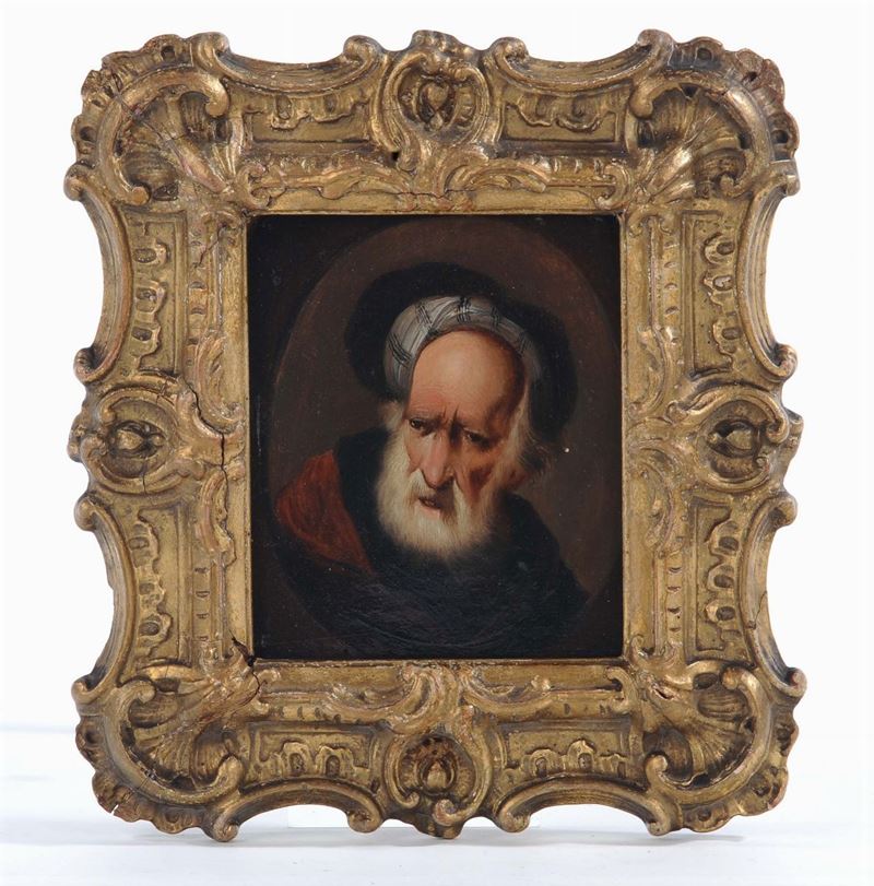 Anonimo del XIX secolo Ritratto di arabo  - Asta Antiquariato e Dipinti Antichi - Cambi Casa d'Aste