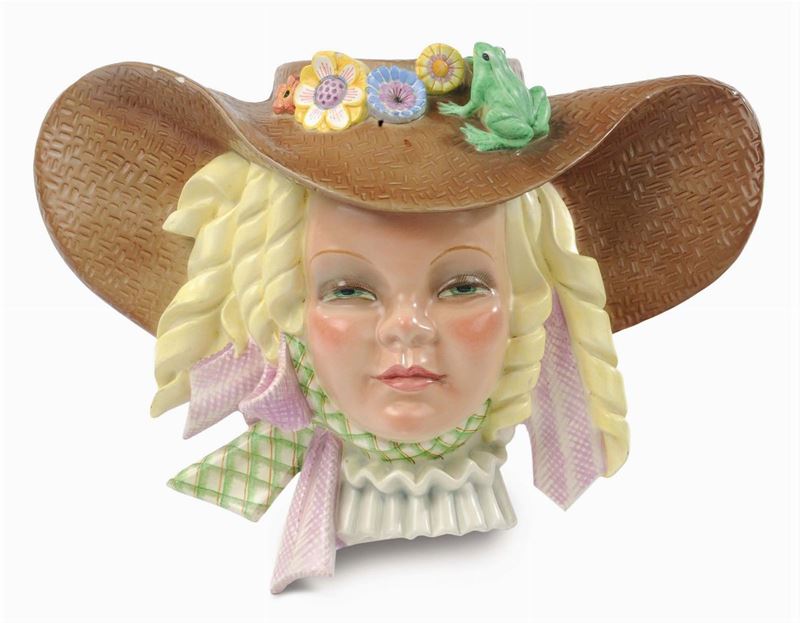 Helen Koenig Scavini. - Lenci - Torino Maschera bambina  - Asta Arti Decorative del XX secolo - I - Cambi Casa d'Aste