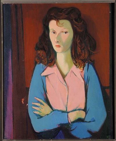 Henrich Steiner (1911-2009)ritratto Femminile