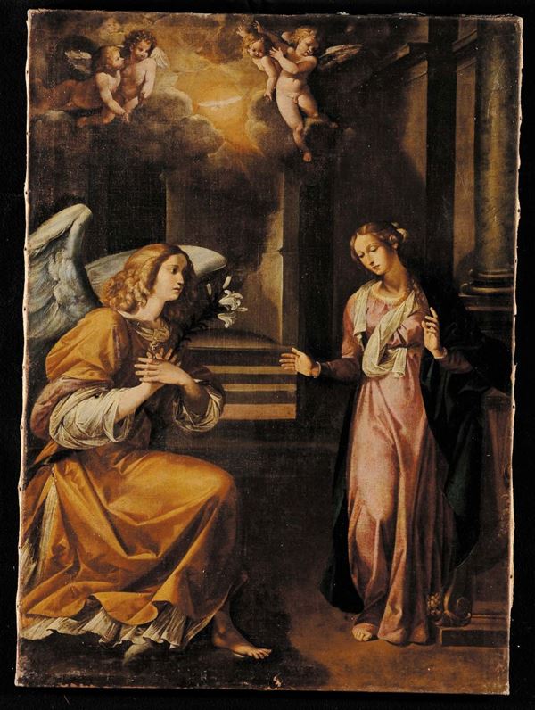 Giuseppe Cesari il Cavalier D'Arpino (1568-1640), bottega di Annunciazione
