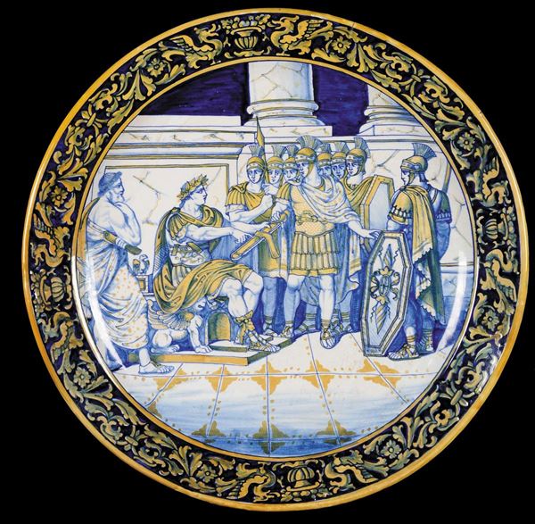 Coppia di piatti a lustro, Gualdo Tadino