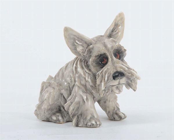 Cagnolino in ceramica Cacciapuoti