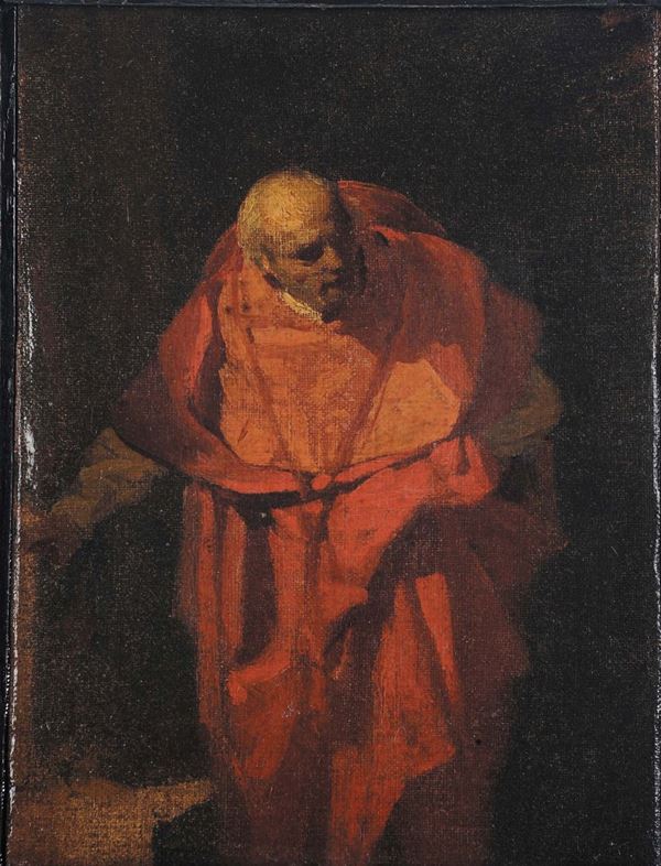 Nicolò Barabino (1832-1891), attribuito a Figura maschile
