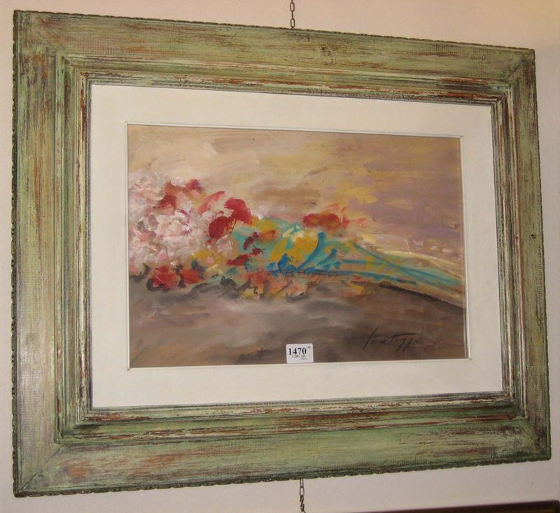 Sergio Scatizzi (1918) Fiori  - Asta Antiquariato e Dipinti Antichi - Cambi Casa d'Aste