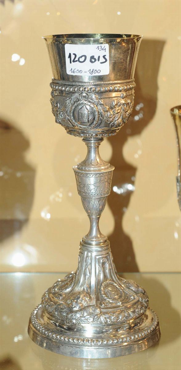 Calice in argento, Roma XIX secolo