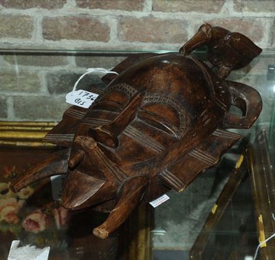Maschera Senufo con Uccello