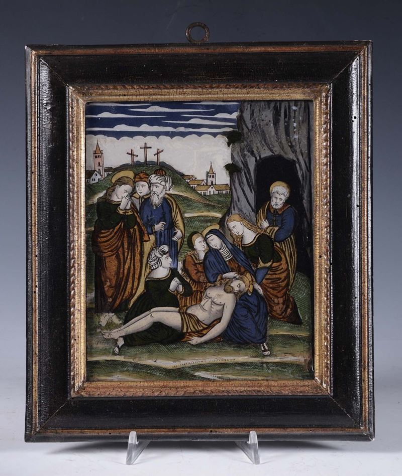 Scuola Veneta del XVII secolo La sepoltura di Cristo  - Asta Scultura e Oggetti d'Arte - Cambi Casa d'Aste