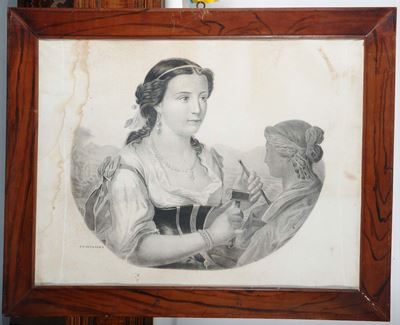 Quattro Stampe Raffiguranti Allegoria delle Arti