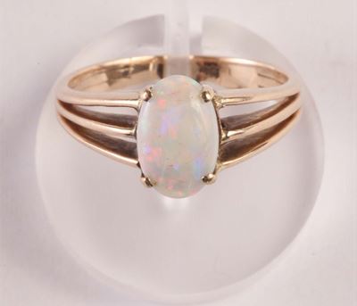 Anello con Opale Arlecchino