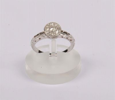 Anello con Pavé di Diamanti