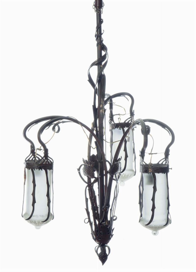 Lampadario  - Auction Decorative Arts of XX Century - I - Cambi Casa d'Aste