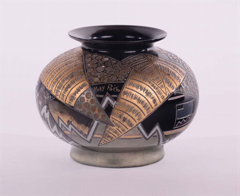 Vaso in ceramica May Poiso  - Auction Antiques and Old Masters - Cambi Casa d'Aste