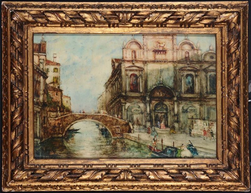 B. Olivieri (?) Chiesa di San Giovanni Paolo a Venezia  - Auction Antiques and Old Masters - Cambi Casa d'Aste