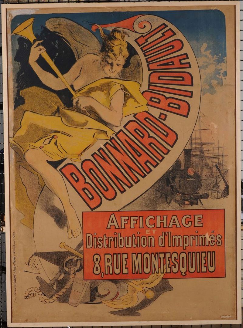 Jules Chéret Manifesto pubblicitario  - Asta Arti Decorative del XX secolo - I - Cambi Casa d'Aste