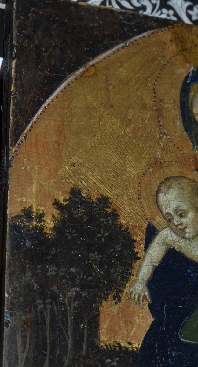 Fondo Oro Raffigurante Madonna