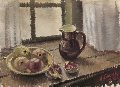 Armando Cuniolo (1900-1955)natura Morta con Brocca