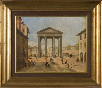 Giuseppe Canella, Scuola Diporta Ticinese a Milano