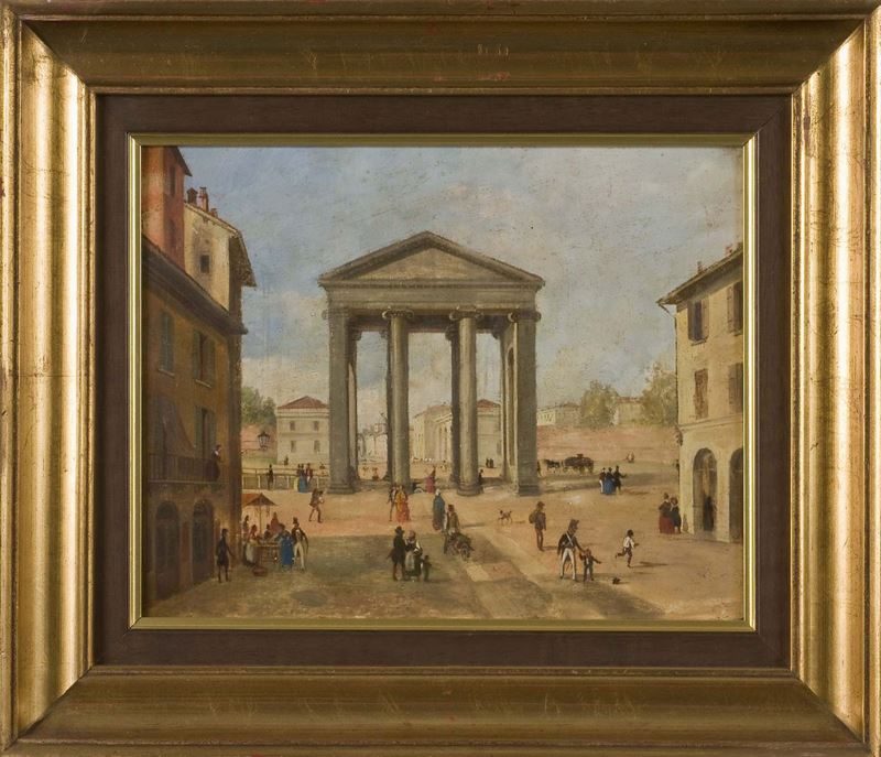 Giuseppe Canella, scuola di Porta Ticinese a Milano  - Asta Antiquariato e Dipinti Antichi - Cambi Casa d'Aste